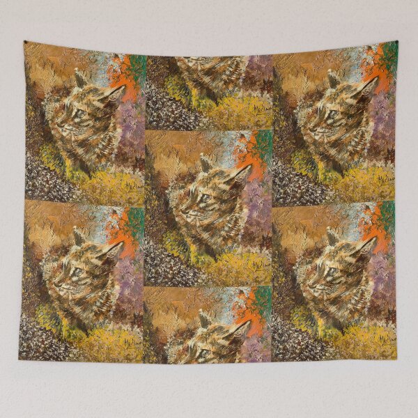 Item preview, " NEW" Cat color brown, painting, designed and sold by El Pintor de la Historia .