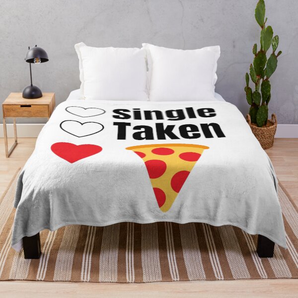 Item preview, Single Taken Pizza, Pizza is my valentine designed and sold by Xpressnme.