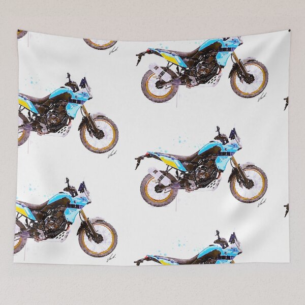 Item preview, Adventure Enduro Motorcycle T700 - original watercolor by Vart. designed and sold by vartstudio.