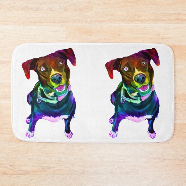 Item preview, Psychedelic Colorful Canine Labrador Mix designed and sold by Deborah Camp.