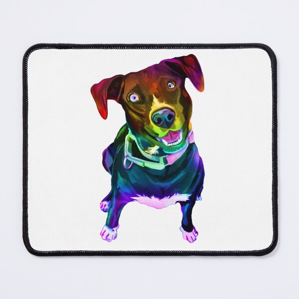 Item preview, Psychedelic Colorful Canine Labrador Mix designed and sold by Deborah Camp.