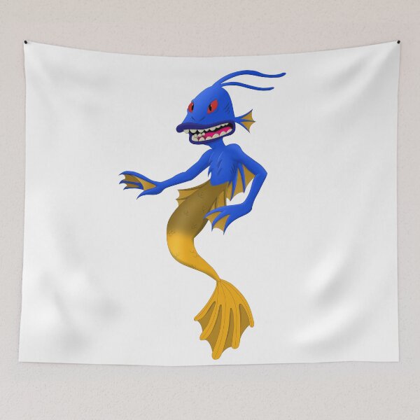 Item preview, Seafish (blue) without the background designed and sold by Rageman0329.