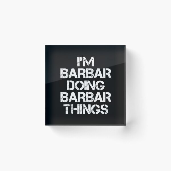 Artikelvorschau, Barbar Namens-T-Shirt - ich bin Barbar, der Barbar-Sachen-Namensgeschenkartikel-T-Stück tut entworfen und verkauft von chezeva.