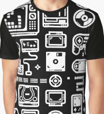 Retro Gamer Video Game Consoles, PC's, Controllers, Joysticks and Gamepads Graphic T-Shirt