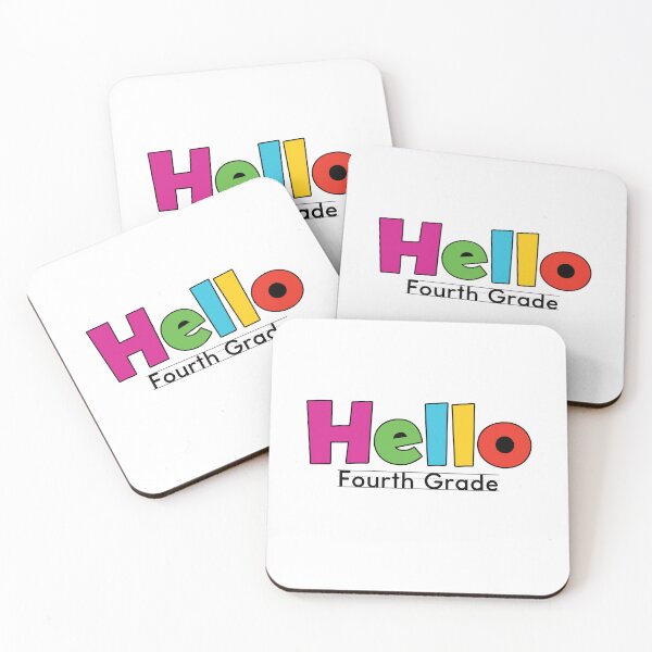 Item preview, Hello Fourth Grade Elementary School Teacher designed and sold by cath-elizabeth.
