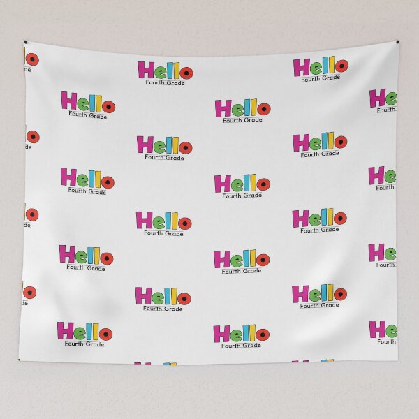 Item preview, Hello Fourth Grade Elementary School Teacher designed and sold by cath-elizabeth.