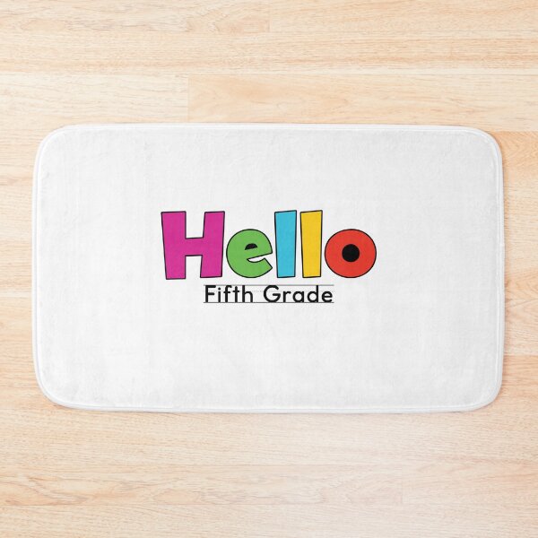 Item preview, Hello Fifth Grade Elementary School Teacher designed and sold by cath-elizabeth.