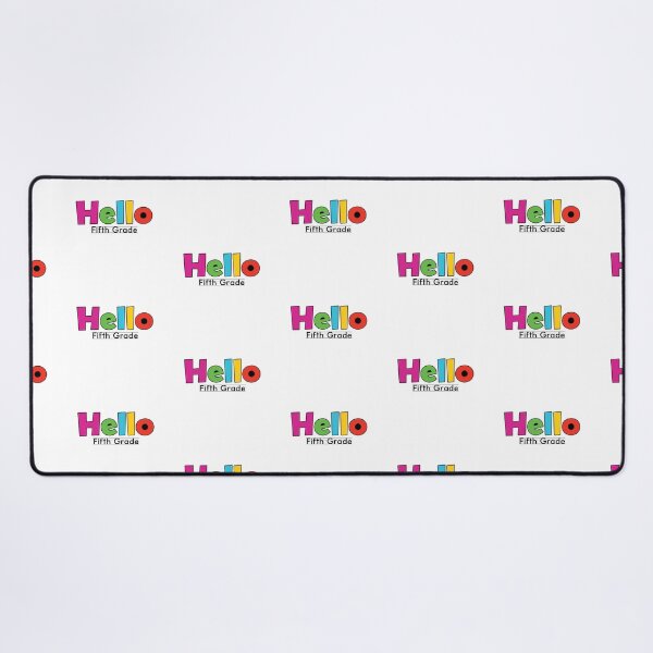 Item preview, Hello Fifth Grade Elementary School Teacher designed and sold by cath-elizabeth.