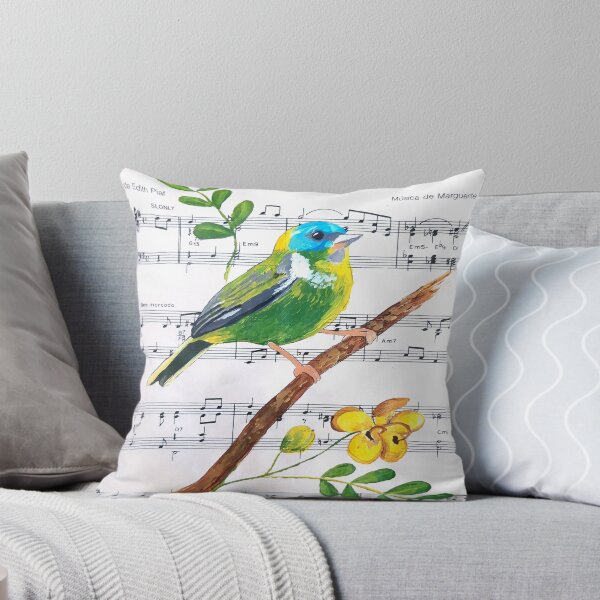 Item preview, colorful bird sings nature, art by Miguel Matos Official designed and sold by MiguelMatosArt.