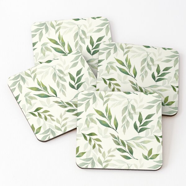 Item preview, Warm Comforting Green leaves  designed and sold by Li Kovacs.