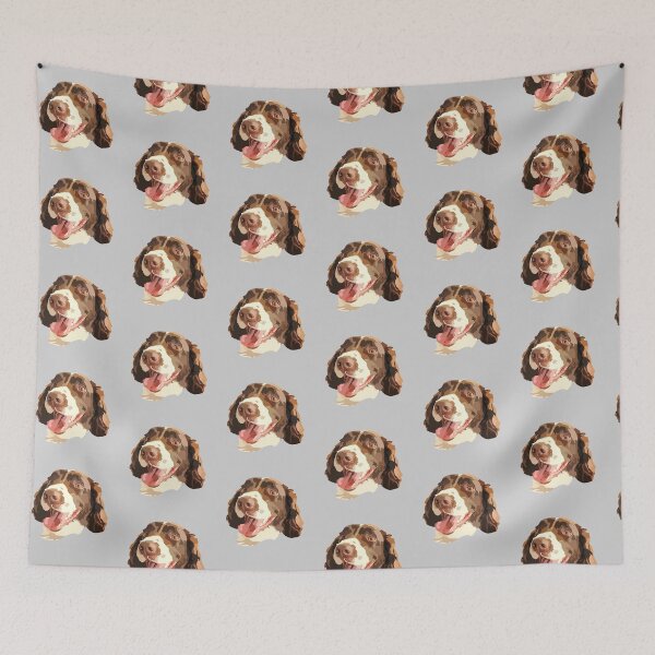 Item preview, My classic dog drawing about English Springer Spaniel designed and sold by Blondiabshop.