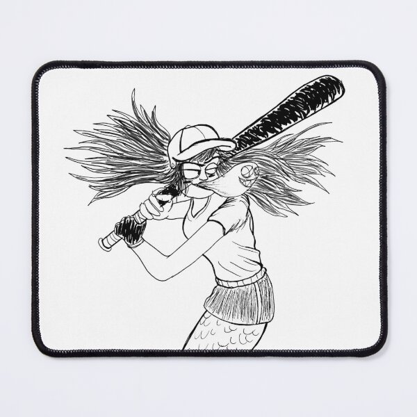 Item preview, Mermaid at Bat designed and sold by Tommythemage.