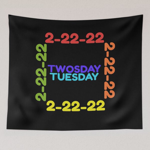 Item preview, Copy of Happy Twosday Tuesday 2-22-22 - February 22nd - Rainbow Design designed and sold by 5lav.