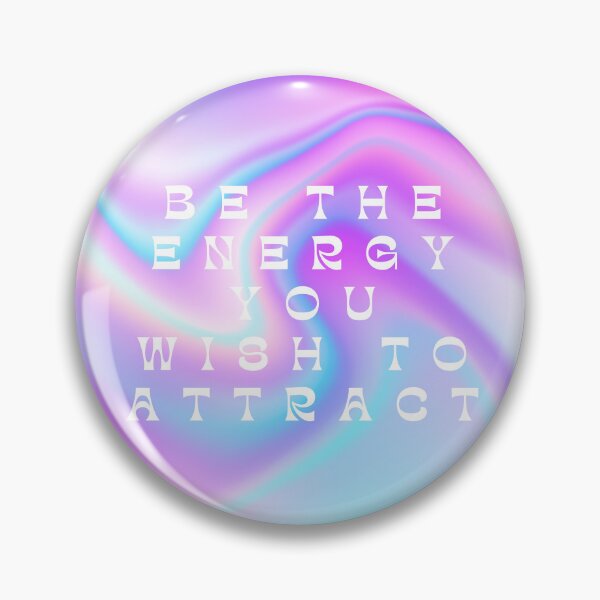Item preview, Be the Energy You Wish to Attract Positive Vibes Manifestation Affirmations designed and sold by shopY2K.