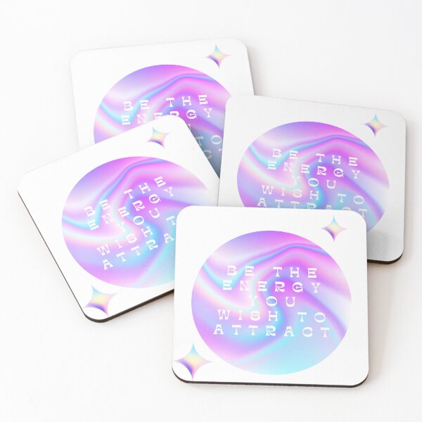 Item preview, Be the Energy You Wish to Attract Positive Vibes Manifestation Affirmations designed and sold by shopY2K.