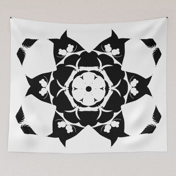 Item preview, Black Mandala Flower designed and sold by Ariel Guevara.
