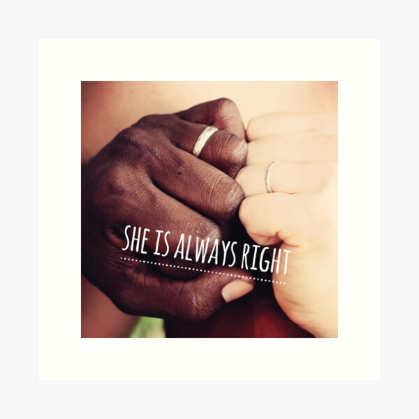 "She is Always Right" - pg. 49 Art Print