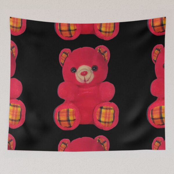Item preview, Valentine Red Bear on Black BG designed and sold by LoloTrends.