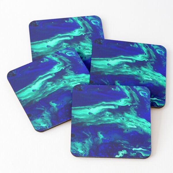 Item preview, Dark Blue Green Abstract  designed and sold by HighOrb.