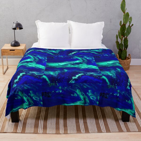 Item preview, Dark Blue Green Abstract designed and sold by HighOrb.