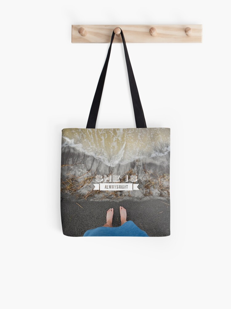Thumbnail 1 of 2, Tote Bag, "She is Always Right" - pg. 53 designed and sold by imamahn.