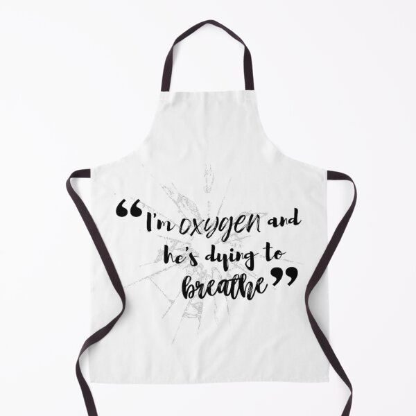 Item preview, "I'm oxygen and he's dying to breathe" ~ Tahereh Mafi, Shatter Me designed and sold by thewrittenwyrd.