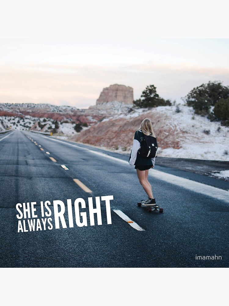 Thumbnail 3 of 3, Photographic Print, "She is Always Right" - pg. 65 designed and sold by imamahn.