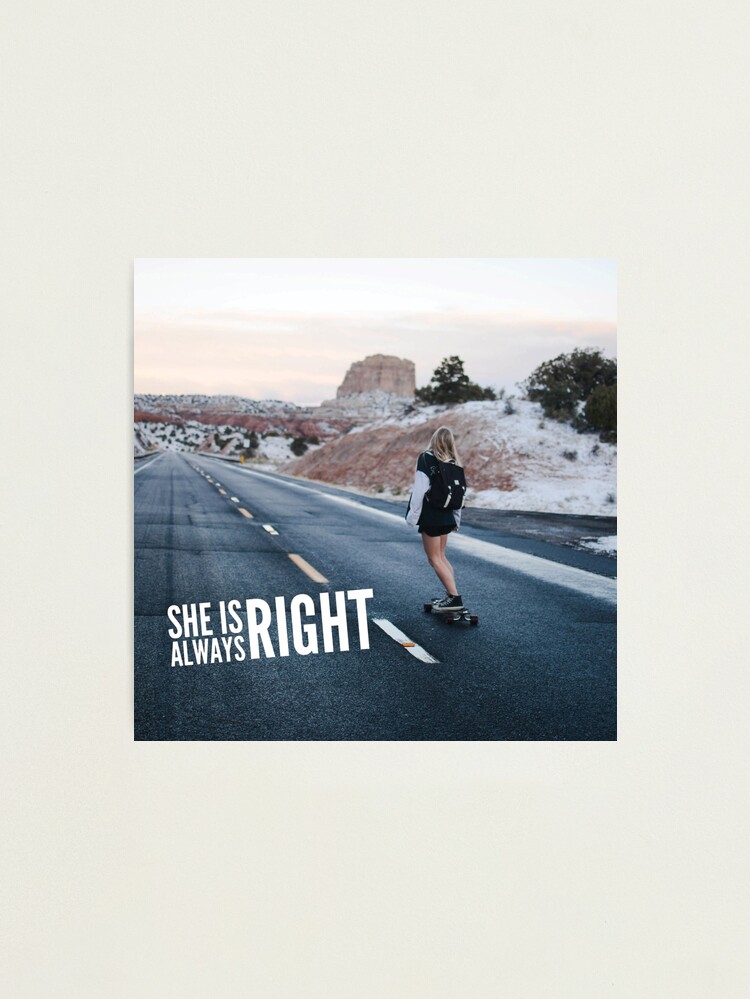Thumbnail 1 of 3, Photographic Print, "She is Always Right" - pg. 65 designed and sold by imamahn.