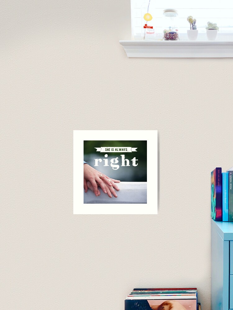 Thumbnail 2 of 3, Art Print, "She is Always Right" - pg. 75 designed and sold by imamahn.
