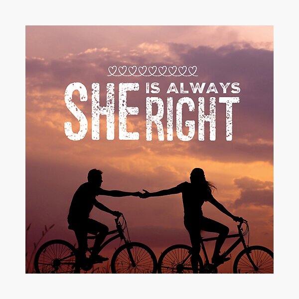 "She is Always Right" - pg. 82 Photographic Print