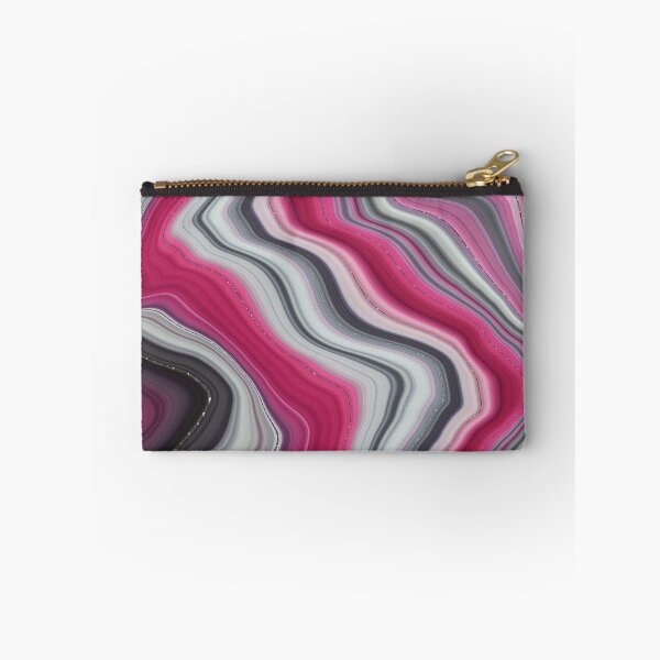 Item preview, Pink and Grey Agate with Silver Streaks designed and sold by ThePurpleFrog.