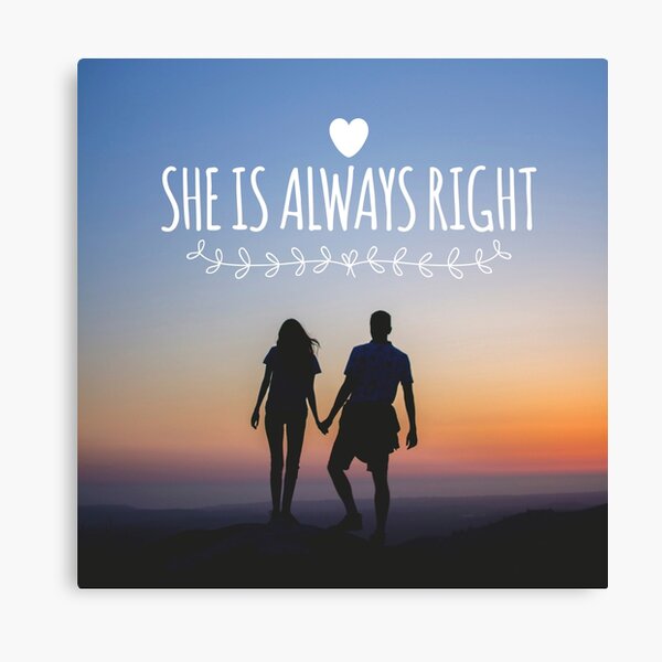 "She is Always Right" - pg. 85 Canvas Print