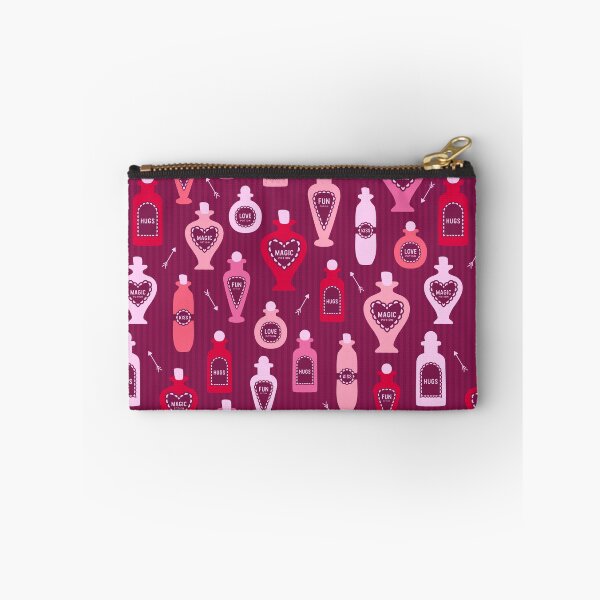Item preview, Vintage Valentine's magic potion bottles burgundy designed and sold by Dana Du.