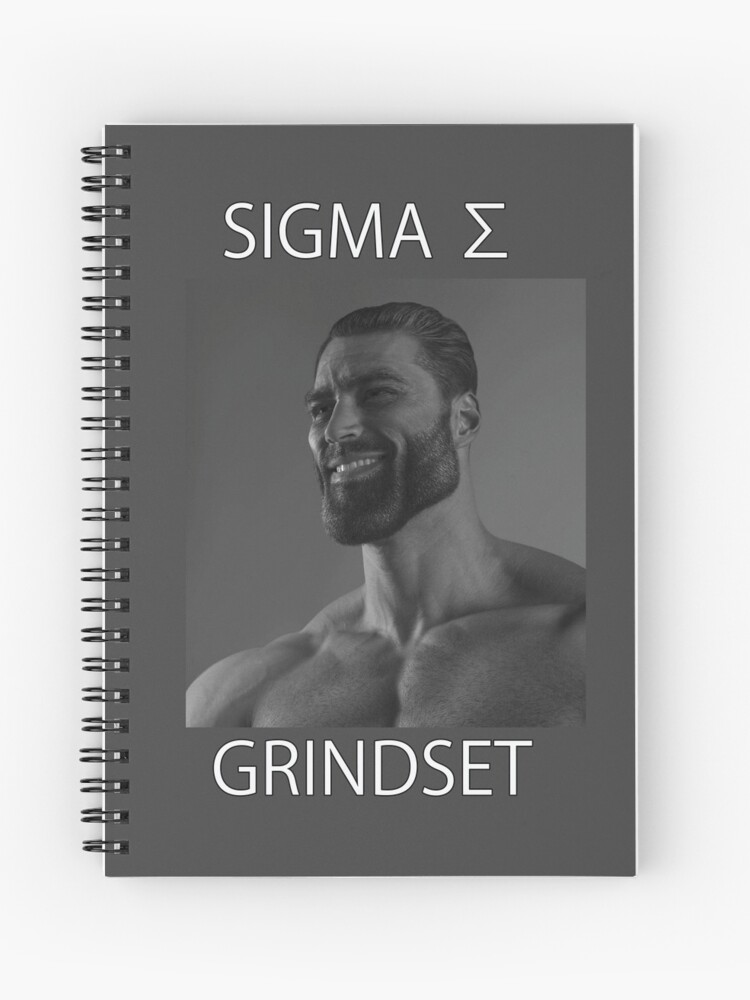 GIGACHAD notebook - SIGMA MALE - BE A CHAD AT by CHAD, GIGA