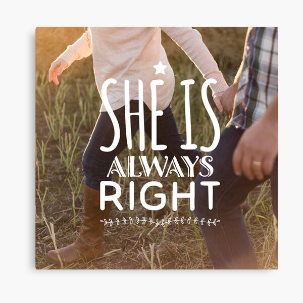"She is Always Right" - pg. 96 Canvas Print