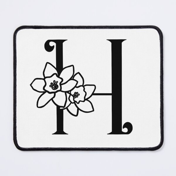 Artikelvorschau, H Blumenmonogramm entworfen und verkauft von Joellen Armstrong.