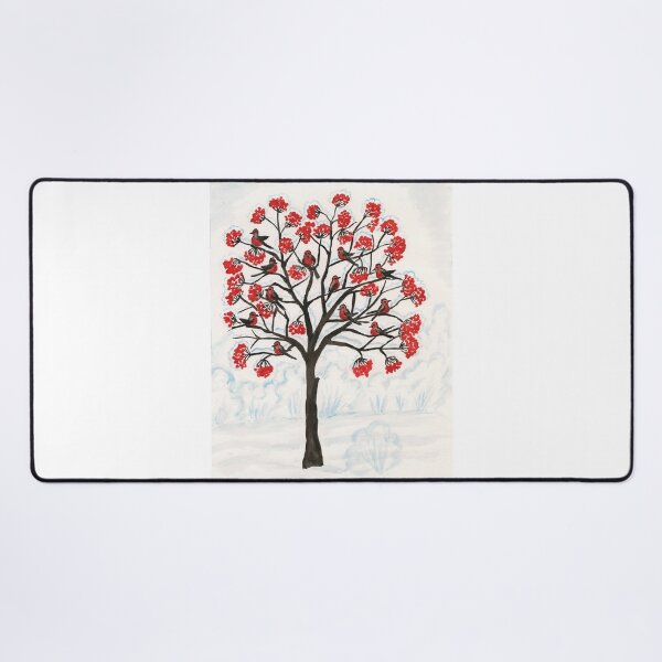 Item preview, Bullfinches on rowan tree designed and sold by Irina Afonskaya.
