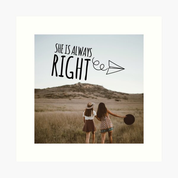 "She is Always Right" - pg. 105 Art Print