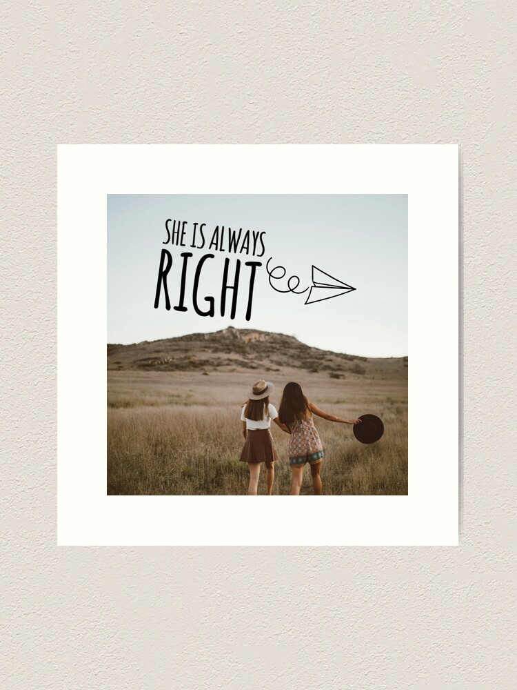 Thumbnail 1 of 3, Art Print, "She is Always Right" - pg. 105 designed and sold by imamahn.