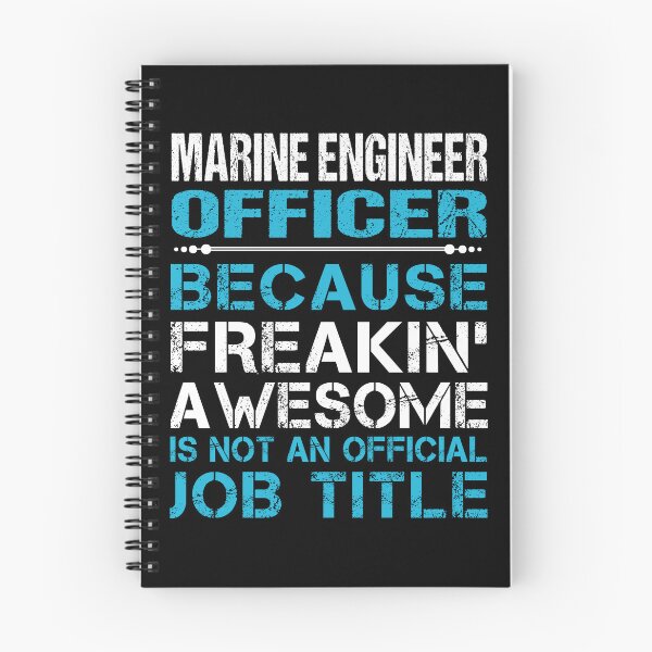 Item preview, Marine Engineer Officer T Shirt - Freaking Awesome Job Gift Item Tee designed and sold by oetate4774.