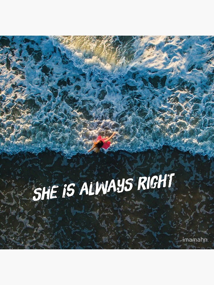 Thumbnail 3 of 3, Canvas Print, "She is Always Right" - pg. 112 designed and sold by imamahn.
