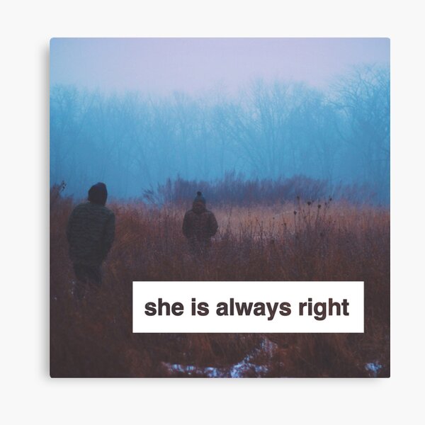 "She is Always Right" - pg. 117 Canvas Print