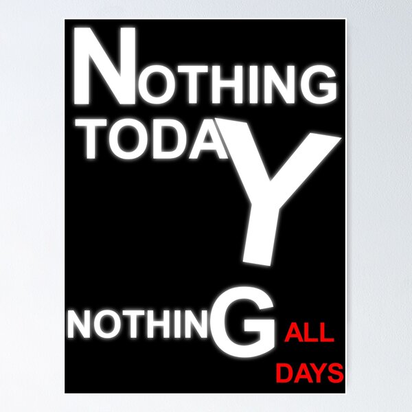 Item preview, NOTHING DAY SHIRT designed and sold by Haitam771.