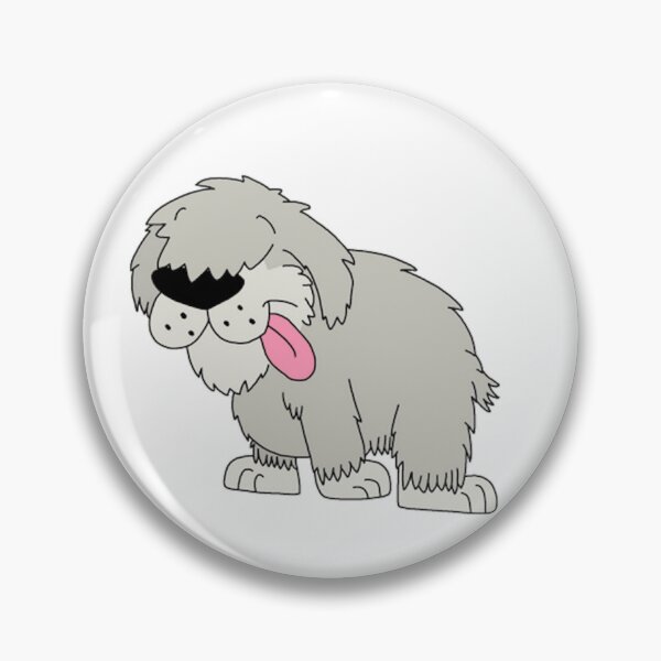 Artikelvorschau, Zotteliger Schäferhund entworfen und verkauft von Hellolovecards.
