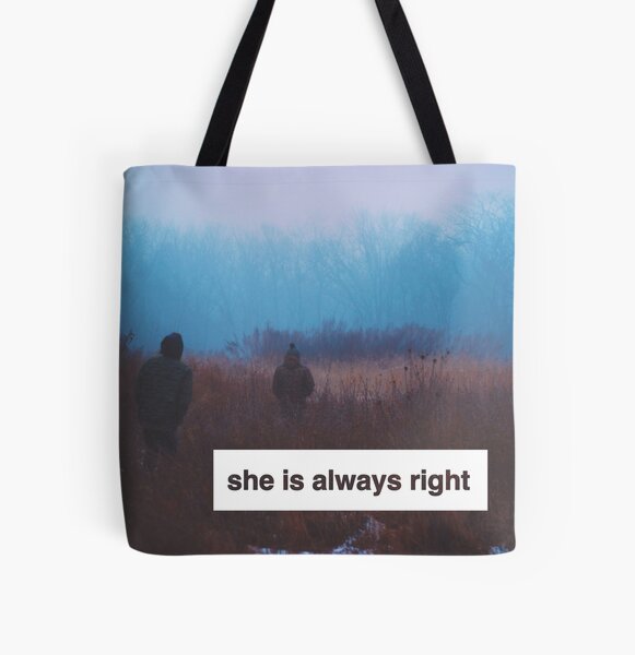 "She is Always Right" - pg. 117 All Over Print Tote Bag