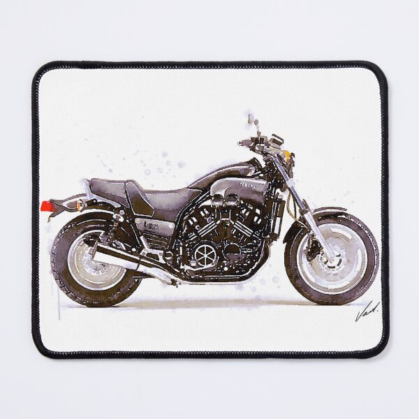 Item preview, Watercolor Classic Muscle bike Motorcycle - original watercolor by Vart. designed and sold by vartstudio.
