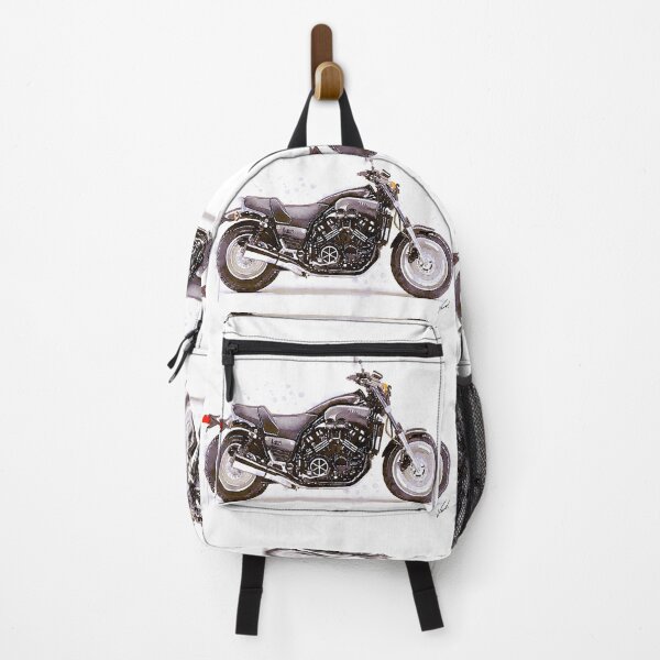 Item preview, Watercolor Classic Muscle bike Motorcycle - original watercolor by Vart. designed and sold by vartstudio.
