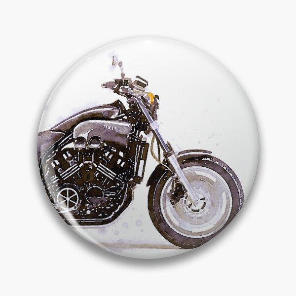 Item preview, Watercolor Classic Muscle bike Motorcycle - original watercolor by Vart. designed and sold by vartstudio.