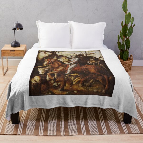 Item preview, Caballero, Muerte, Diablo, Alberto Durero, cartel de caballero, lienzo de la muerte, pintura del diablo, decoración de la muerte, arte de caballero, decoración del diablo, arte de la muerte, 309 designed and sold by TeeARTHY.