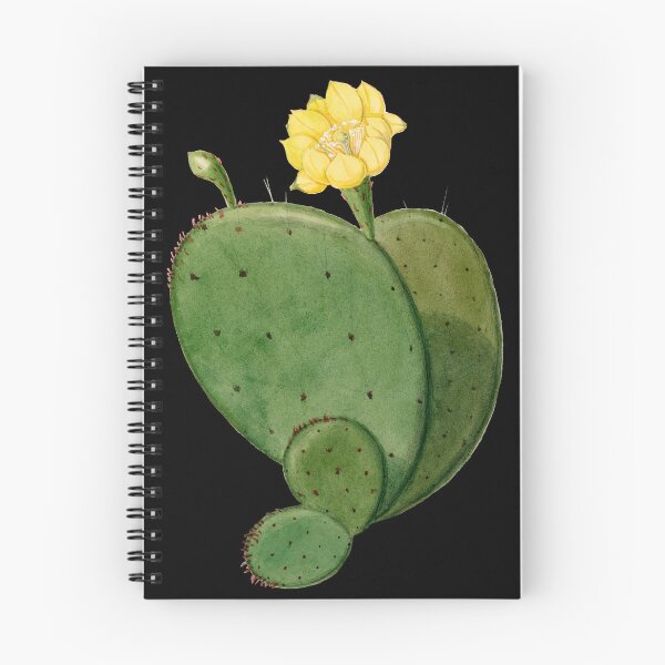 Item preview, Cactus with A Yellow Flower in A Deep Black Backdrop designed and sold by beddreams.